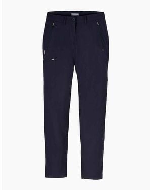 Craghoppers Ladies Expert Kiwi Pro Stretch Hiking Trousers - Blue