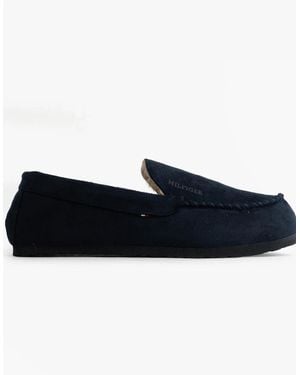 Tommy Hilfiger Hilfiger M Sde Drive Mocassin Slippers Desert Sky - Blue