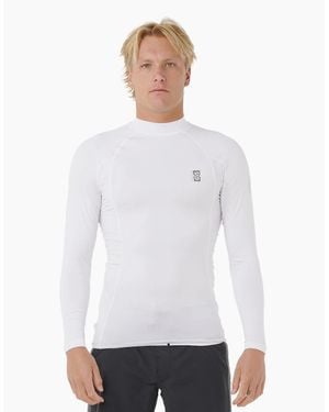 Rip Curl Rip Curl Search Upf Performance Long Sleeve Rash Vest - White