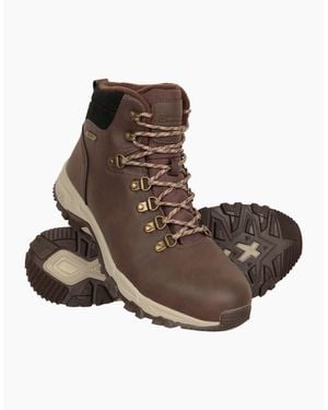 Mountain Warehouse Conway Leather Waterproof Boots - Brown