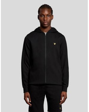 Lyle & Scott Sports Lightweight Full Zip Hoodie - Black