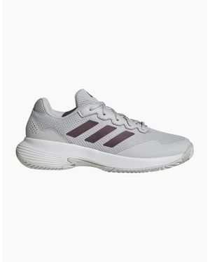 adidas Gamecourt 2 Low Top Tennis Trainers - Grey