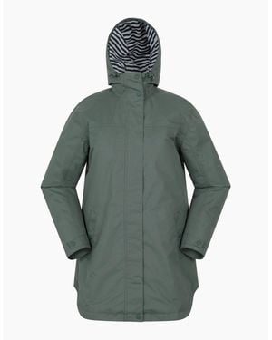 Mountain Warehouse Ladies Riviera Padded Waterproof Jacket - Green