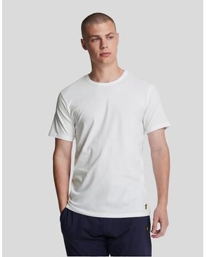 Lyle & Scott 3-Pack Lounge T-Shirts - White