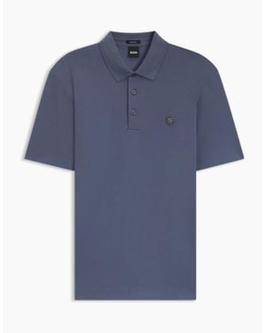 BOSS Boss C Parris 01 Polo Shirt S1-26 466 Open - Blue