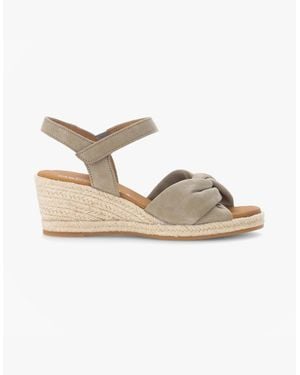 Gabor Moon Ankle Strap Sandals - Metallic