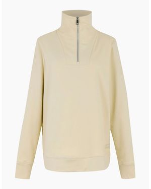 Regatta Ladies Demmi Quarter Zip Fleece Top - Natural