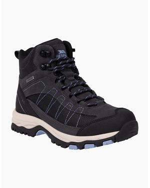 Trespass Ladies Scree Suede Mid Cut Boots - Black