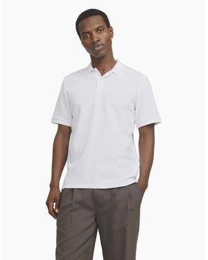 Jack & Jones Austin Short Sleeve Polo Shirt - White