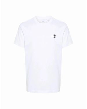 Burberry 'Parker' Tb-Embroidered Logo T-Shirt - White