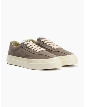 Stepney Workers Club Dellow L Suede Trainers - Grey