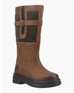 Cotswold Broadwell Leather Tan/ Boots - Brown