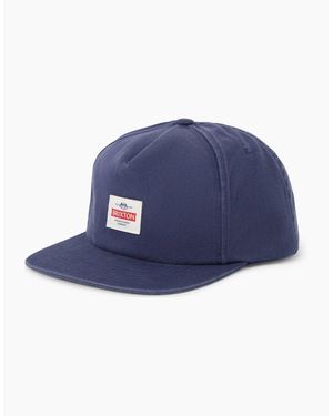 Brixton Trademark Snapback Baseball Cap - Blue