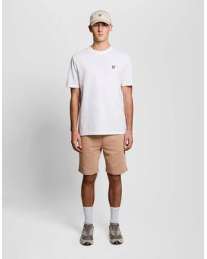 Lyle & Scott Cotton Sweat Shorts - White