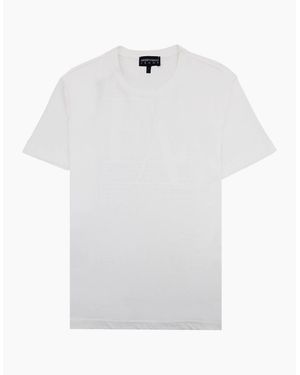 Emporio Armani Giro M/C Logo T Shirt Aug17 - White