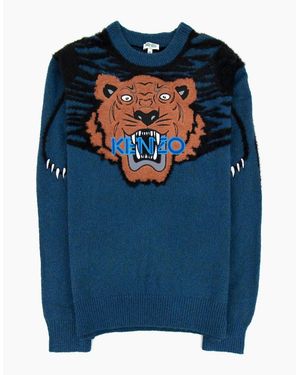 KENZO Claw Tiger Jumper - Blue