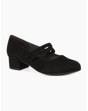 Softline Dallas Court Shoes - Black