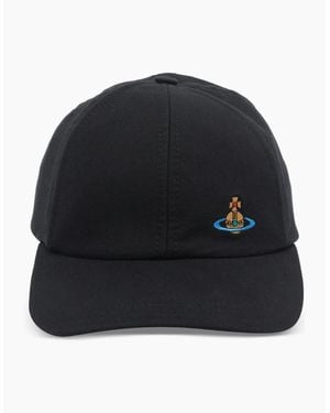 Vivienne Westwood Orb Baseball Cap - Black