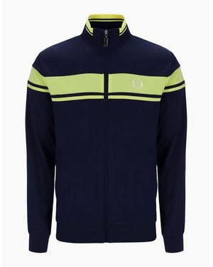 Sergio Tacchini Damarindo Track Top Maritime/Celery - Blue