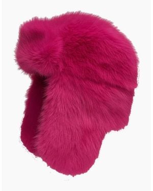 Nooki Design Billie Faux Fur Trapper Hat - Pink