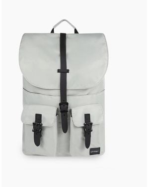 Spiral Fontwell Rucksack With Logo Patch - White