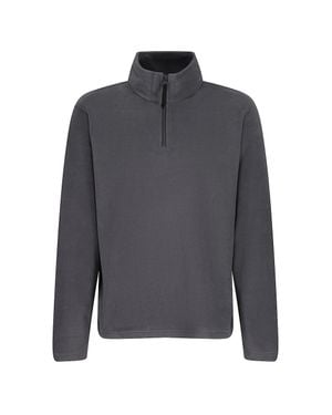 Regatta Professional Micro Zip Neck Fleece Top - Grey