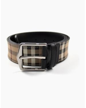 Burberry Joe Belt House Check - Black