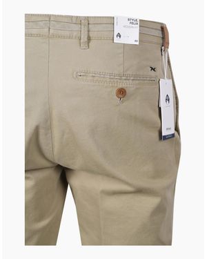 Brax Felix C Cotton Chino Khaki - Grey
