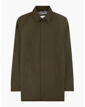 Aquascutum Active Shell Active Mid Trench Army Jacket - Green