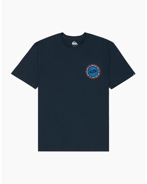 Quiksilver Ev Duality Graphic Short Sleeve T-Shirt - Blue