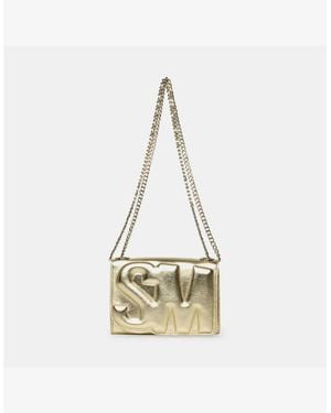 Steve Madden Bzoie Cross Body Bag With Chain - Metallic