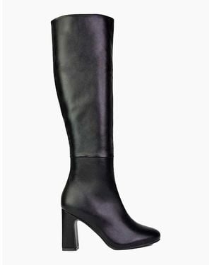 XY London Ladies Lillia Knee-High Boots - Black