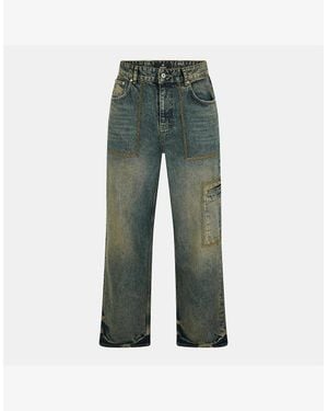 Represent Straight Leg Jeans - Green