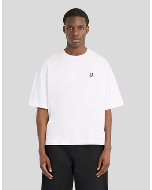 Lyle & Scott Boxy Cotton T-Shirt - White