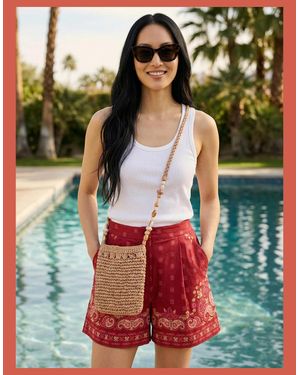 Nooki Design Billie Crochet Phone Bag - Green
