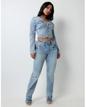 TRUE RELIGION Ricki Rlxd S - Blue