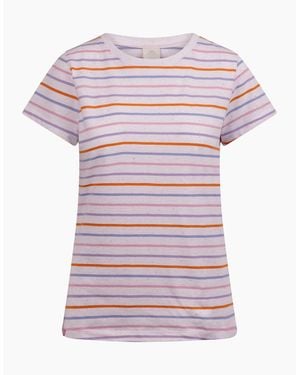 Trespass Ladies Michaela Striped T-Shirt - Pink