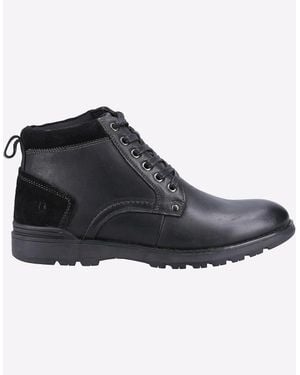 Hush Puppies Dean Memory Foam Boots - Black