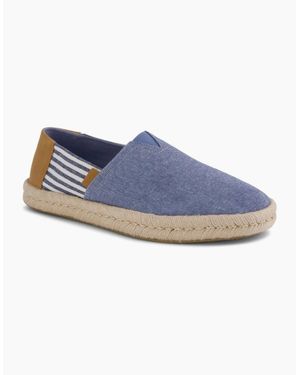 TOMS Alpargata Rope 2.0 Slip On Shoes - Blue