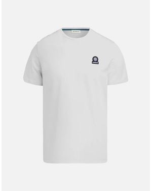 Sandbanks Badge Logo T-Shirt - White