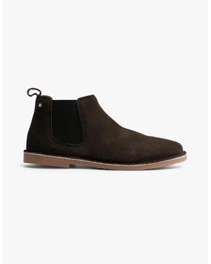 Jack & Jones Bravo Suede Chelsea Boots Pirate - Black