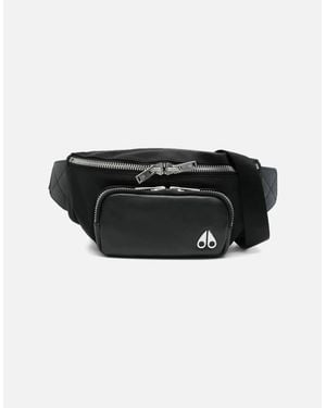 Moose Knuckles Logo Hip Bag - Black