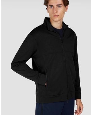 Paul & Shark Printed Fin Supersoft Full Zip Sweatshirt - Black
