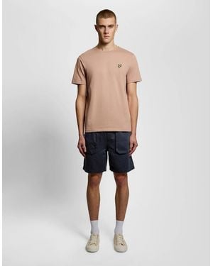 Lyle & Scott Linen Blend Shorts - Natural