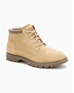 Caterpillar Colorado Mid P312376 Starfish Leather Boots - Natural