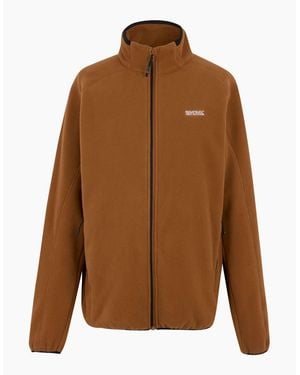 Regatta Hadfield Full Zip Fleece Jacket - Brown