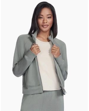 Skechers Skechluxe Elevate Taupe Jacket - Grey