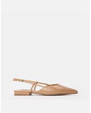 Steve Madden Spencer Slingback Sandals With Block Heel - White