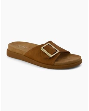 TOMS Marin Textile Sugar Sandals - Brown