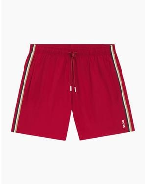 BOSS Boss Iconic Swim Shorts S1-26 609 Dark - Red